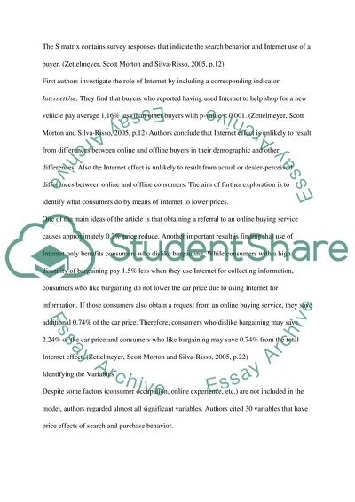 How the Internet Lowers Prices