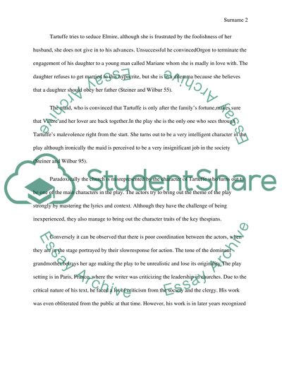 Why Moliere Faced Criticism with His Tartuffe