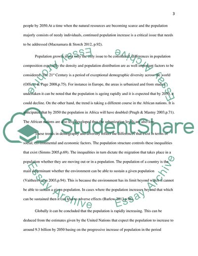 Diversity of Demographic Changes