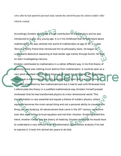 Albert Einstein as One of the Most Celebrated Brains of Our Time