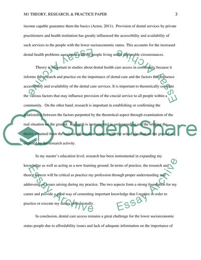 M1 Theory, Research, & Practice Discussion
