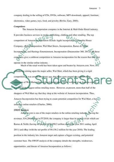 Amazon: Products, Services, and Competitors