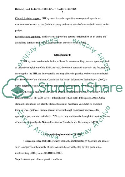 Current Problems in Electronic Healthcare Records Implementation