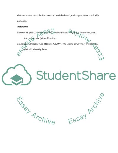 The Relationship between Criminology and Criminal Justice