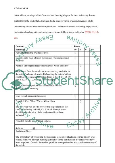 Peer Edit of Article Summary#1