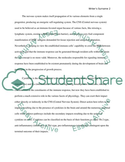 Role of Cytokine Signaling during Nervous System Development