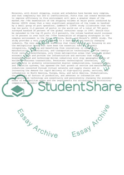 Shipping Strategies in Transportation