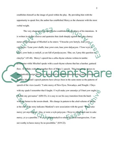 The Major Themes Arising in the Play Mankind