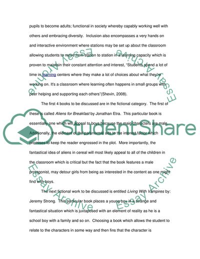 Age-Appropriate Reading Suited for Boys