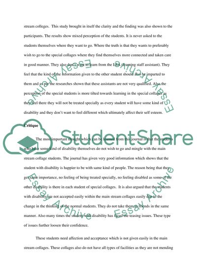 Perception about Studying of the Students