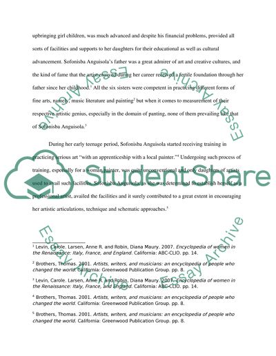 The image of the woman artist in the Italian Renaissance : Sofonisba Anguisola