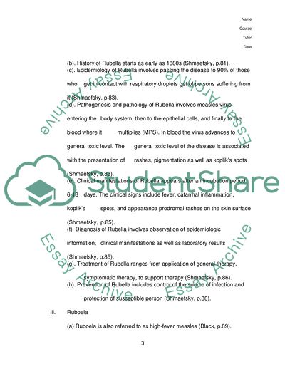 Rubella, Measles, and Mumps