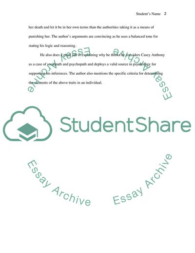 Will Casey Anthony Commit Suicide As a Final Act of Control If She Gets Death Penalty