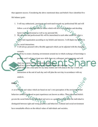 Personal Mission Statement