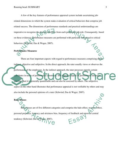 Uses of Performance Appraisal, Key Elements of Performance Management