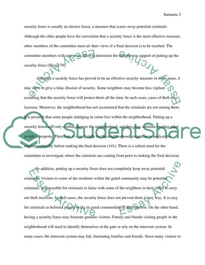 Persusaive position statement