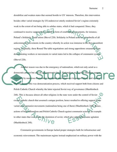 Why did communist governments rapidly collapse throughout Europe during the late 1980s and early 1990s