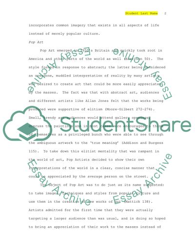 British Pop Art versus Nouveau Realisme