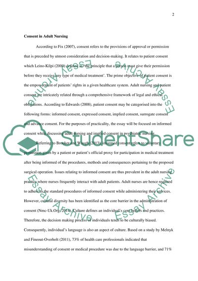 Dissertation on lack of consent to sex