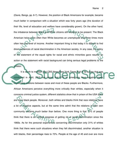 The Problem of Race Relations in the USA