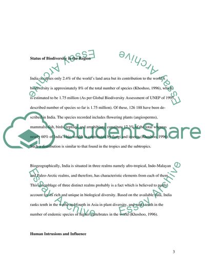 The Uniqueness of the Manas Wildlife Sanctuary and its Region