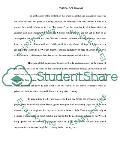 The Weakened US Go To the G-20