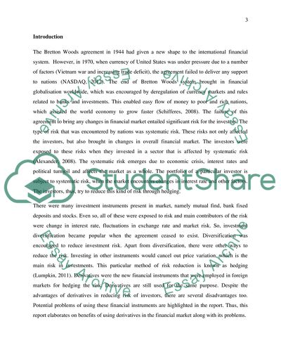 Risk and Capital Markets