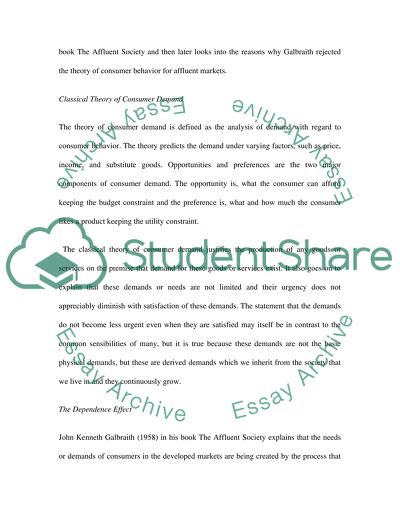 Artificial Demand Creation