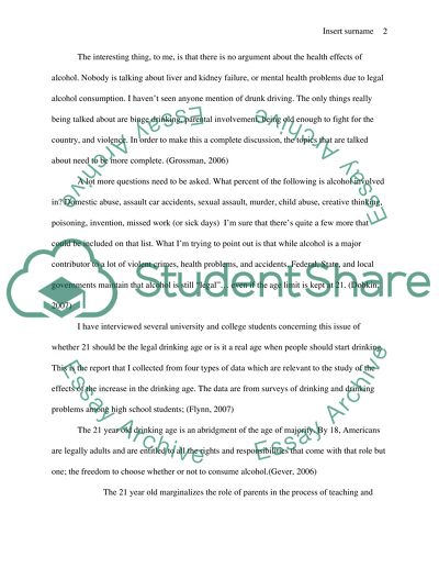 Why is 21 the drinking age and is it in fact the the real age limit