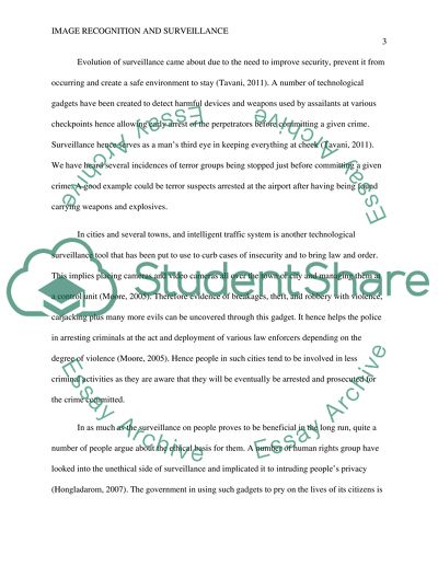 Image Recognition and Surveillance