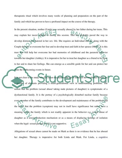 Analysis of Family Therapy Case