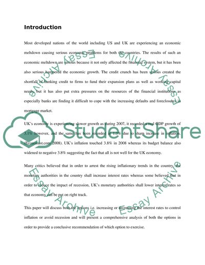 Economic Performance of the UK