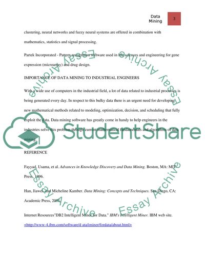 data mining essay questions