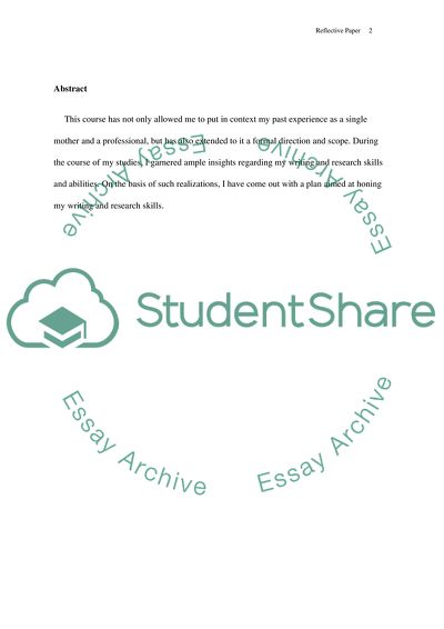 Intention to Improve Writing and Research Skills