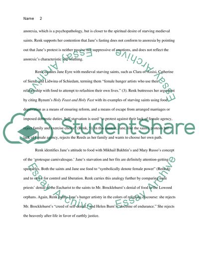 Literary Article Analysis on Jane Eyre