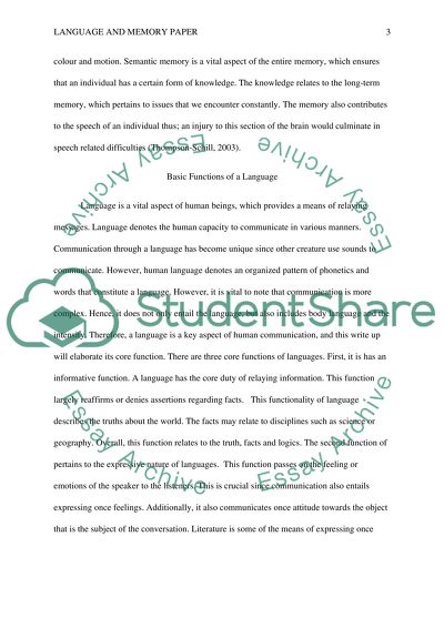 The Nature and Function of Semantic Memory