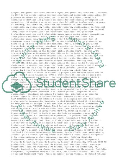 Supply Chain Management: project Management