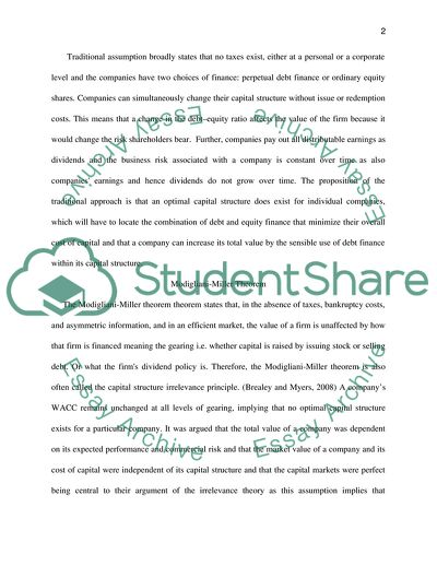 The Sensible Use of Debt Finance