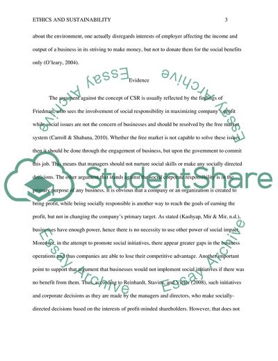 Sustainability of Ethics