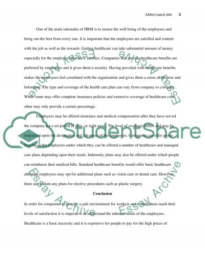 Essay on compensation
