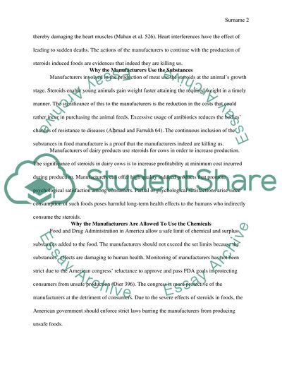 Are Food Manufacturers Killing Us