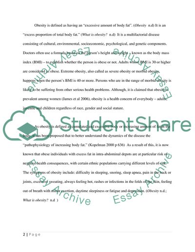 Obesity in Focus and Shape Up Jacksonville Program