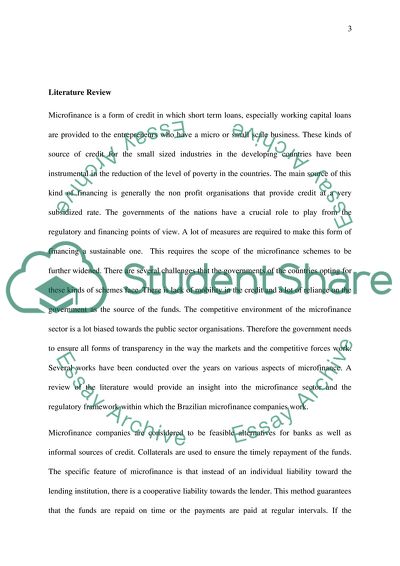How Government Regulations Affect Microfinance in Brazil