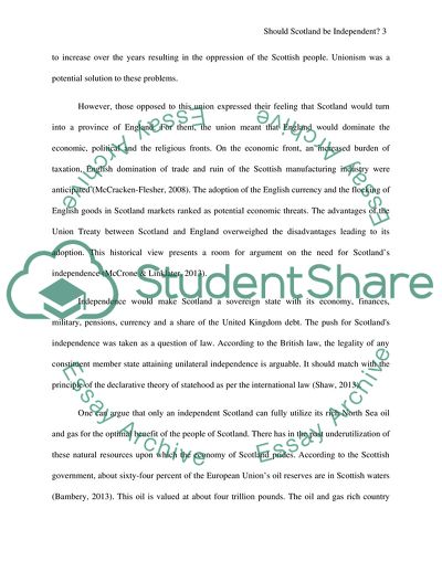 Should Scotland Be Independent