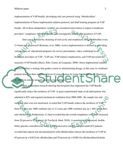 Midterm paper (proposal development)