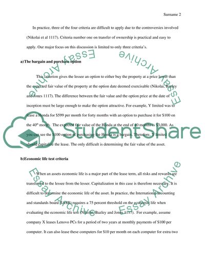 Accounting lease essay image