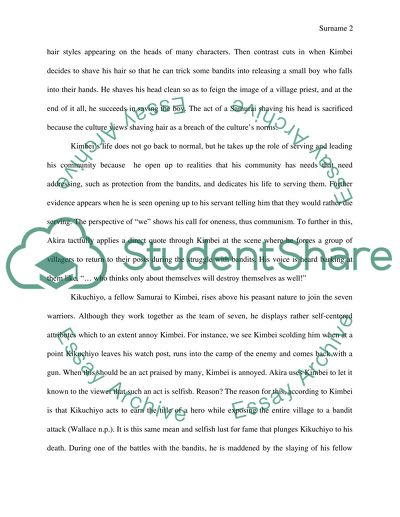 Communism in The Seven Samurai