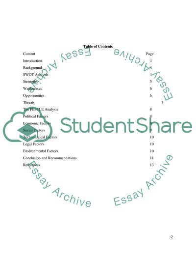 The SWOT and the PESTLE Analysis of Morrison Plc