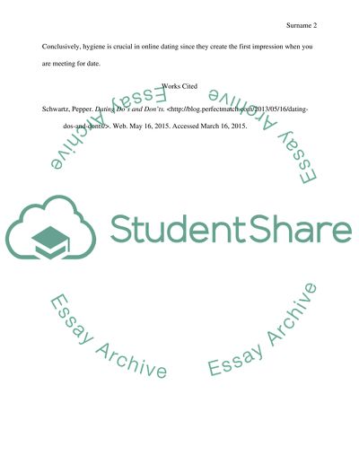 Dating Dos and Donts