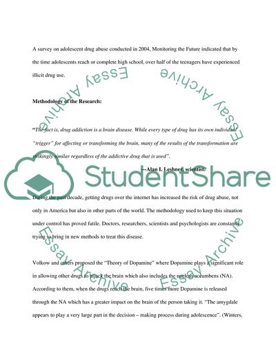 Substance Abuse in Adolescents